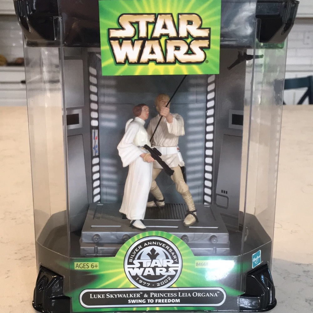 Star Wars *Silver Anniversary* *Unopened* Luke Skywalker & Princess Leia Organa